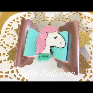Unicorn hair bow